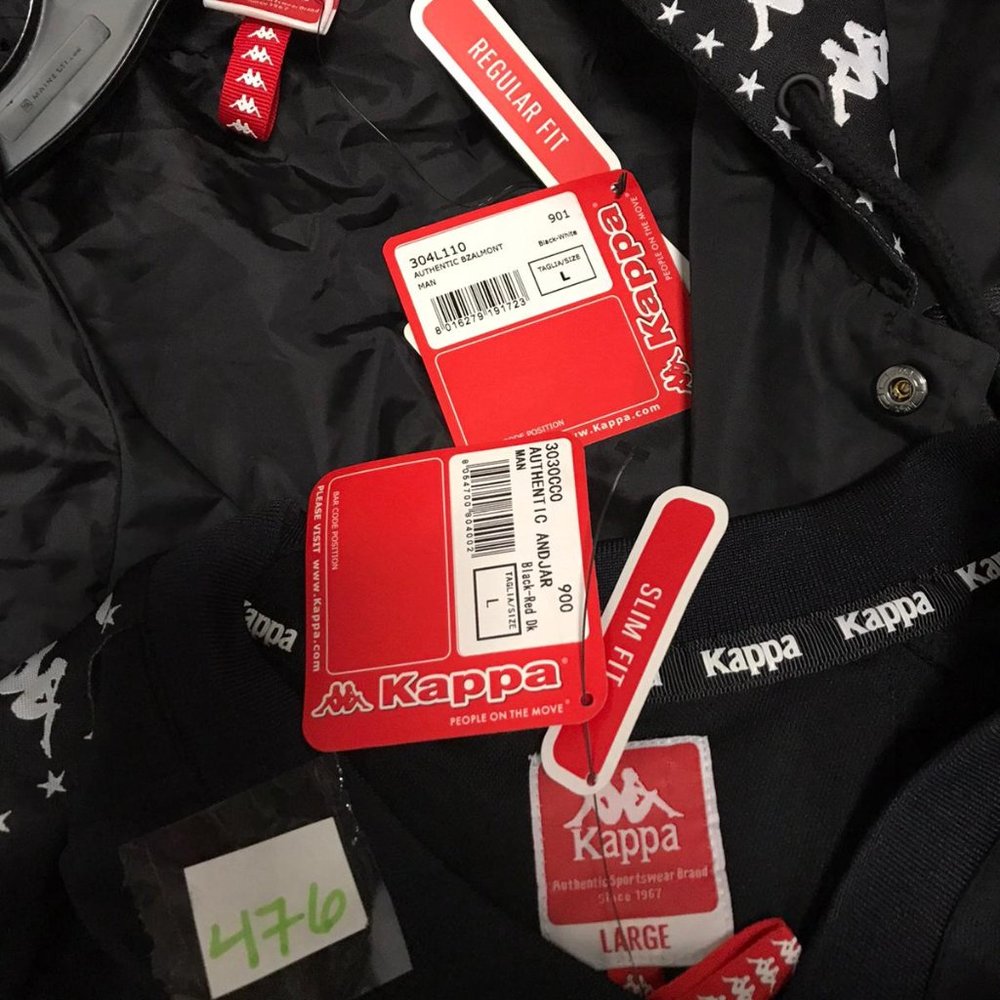 NWT Kappa 2PC RAIN COAT WINDBREAKER Shirt Jacket L - Picture 3 of 4